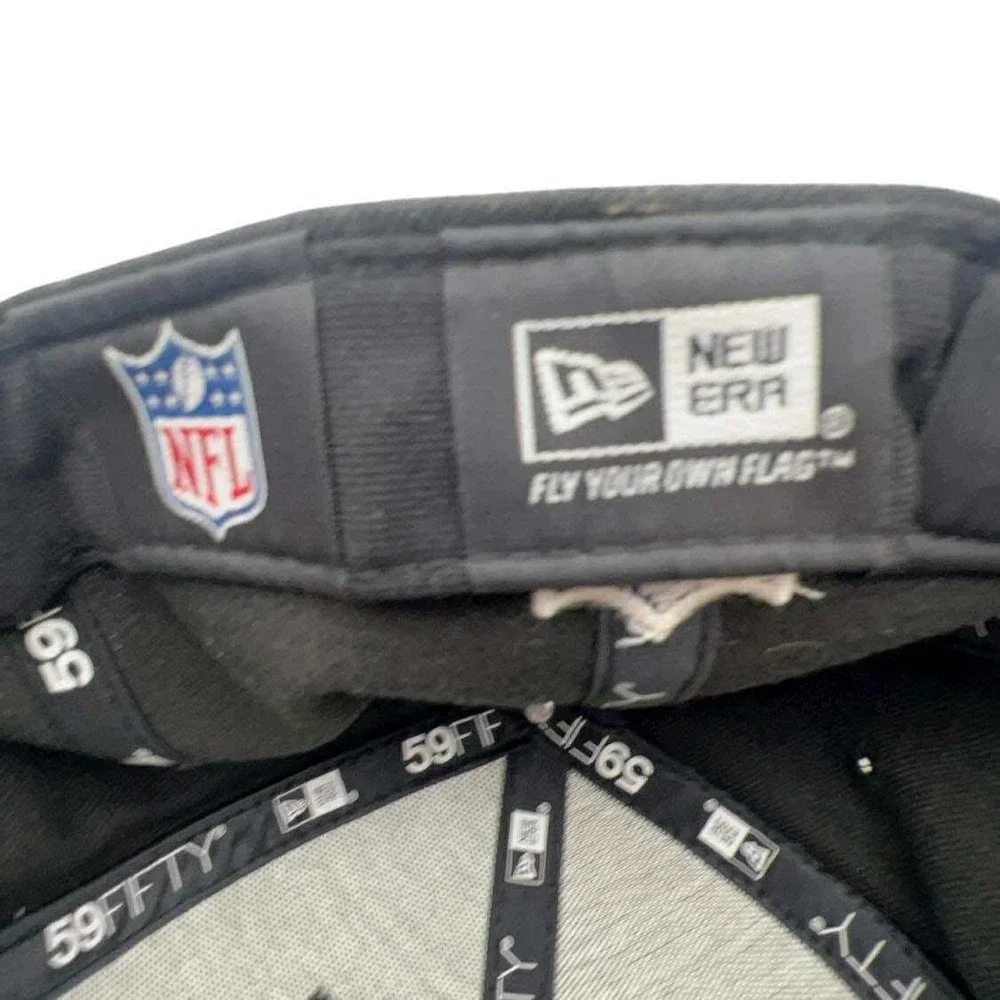 NFL San Francisco‎ 49ers New Era 59FIFTY Fitted Hat Black size 7